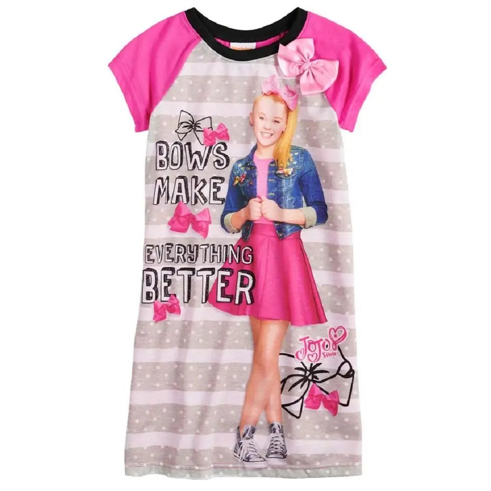 2T Mississippi OleMiss Rebels Little Girls Long Sleeve Dorm Nightshirt 6X