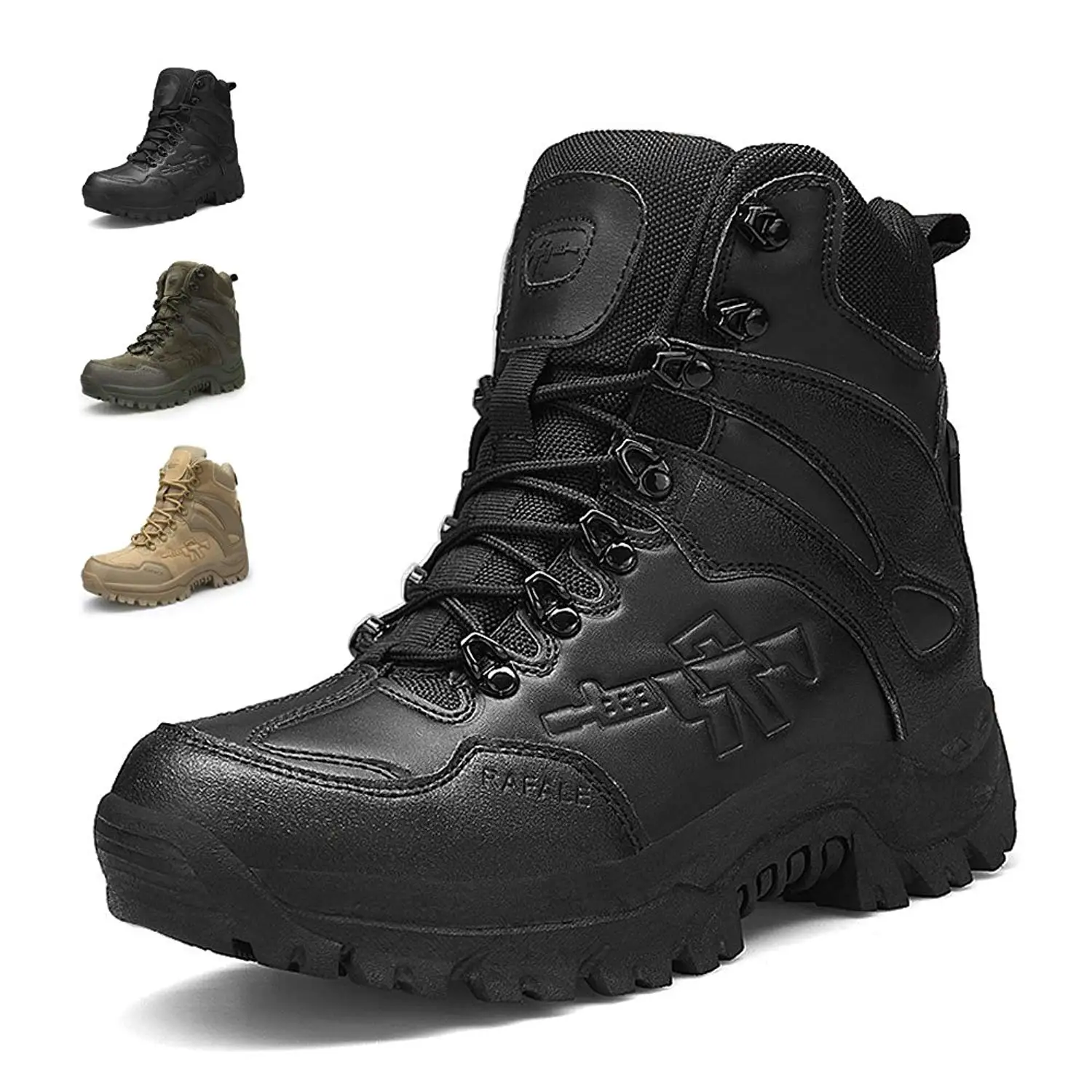 men's tactical boots side zipper