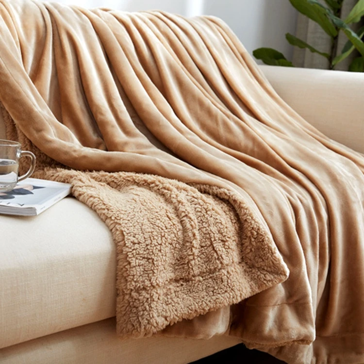 Fleece Fabric Bonded Mink Fleece Fabric Superior Blanket Wholesale 2