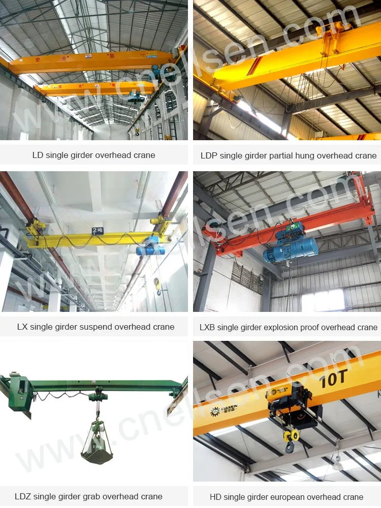 Different types of single girder overhead crane-1.jpg