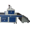 Flat UV curing machine with unloading system