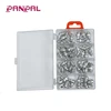 Low price hardware assortment kit 45pcs iron zinc plated grease fittings type