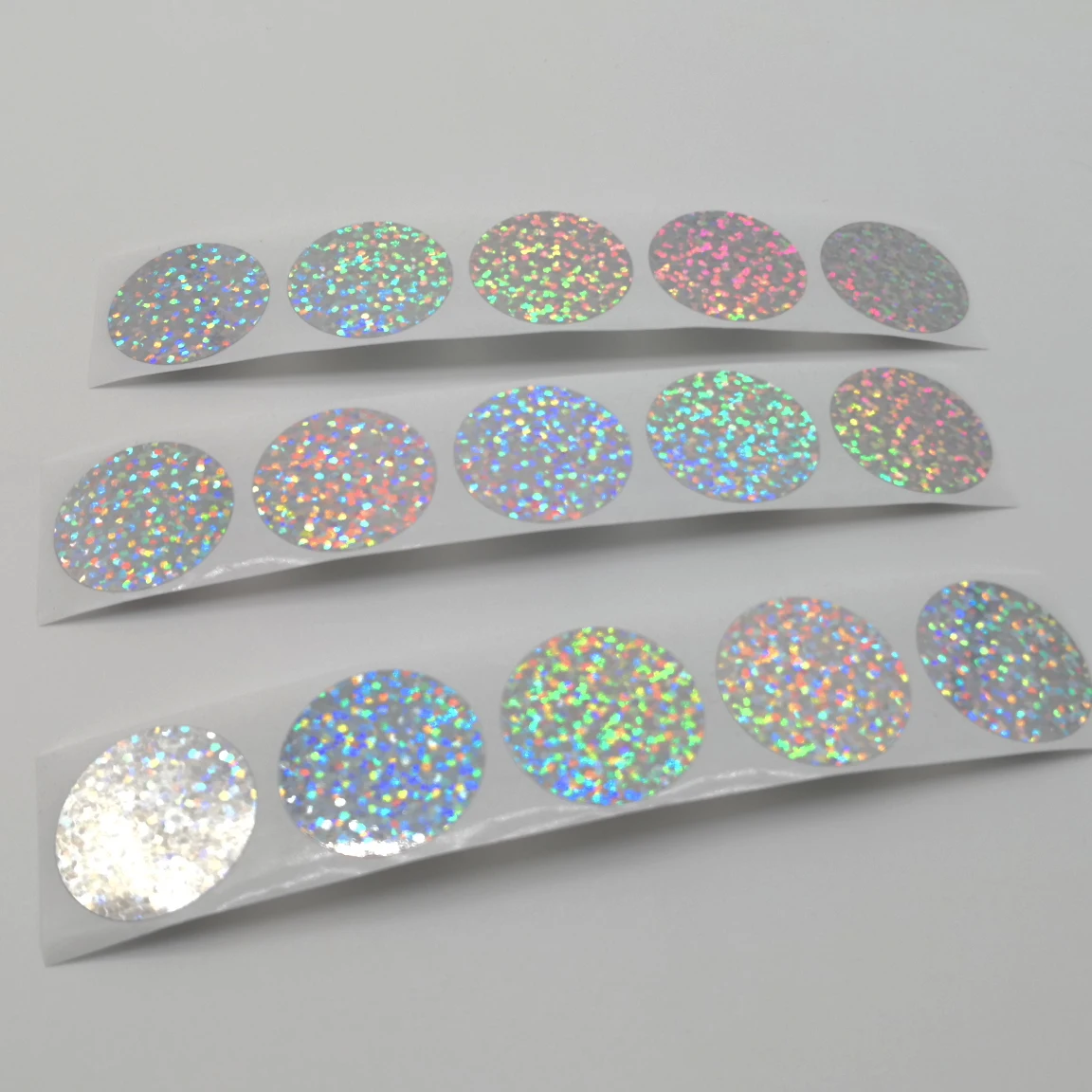 Holographic Laser Scratch Label Sticker Round Scratch Stickers 25mm ...