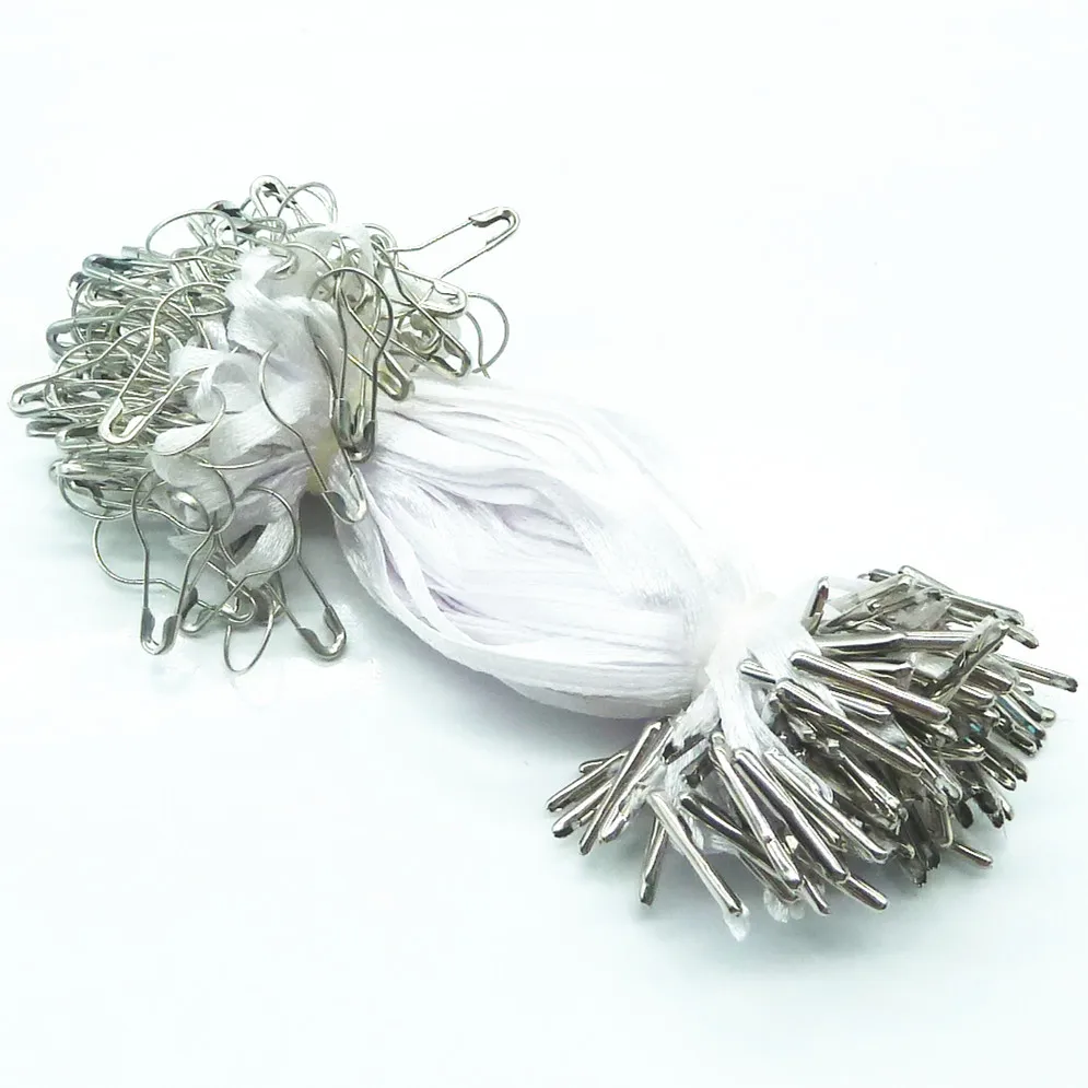 Premade Hang Tag Cord With Safety Pin Garment Price Swing Tag Diy