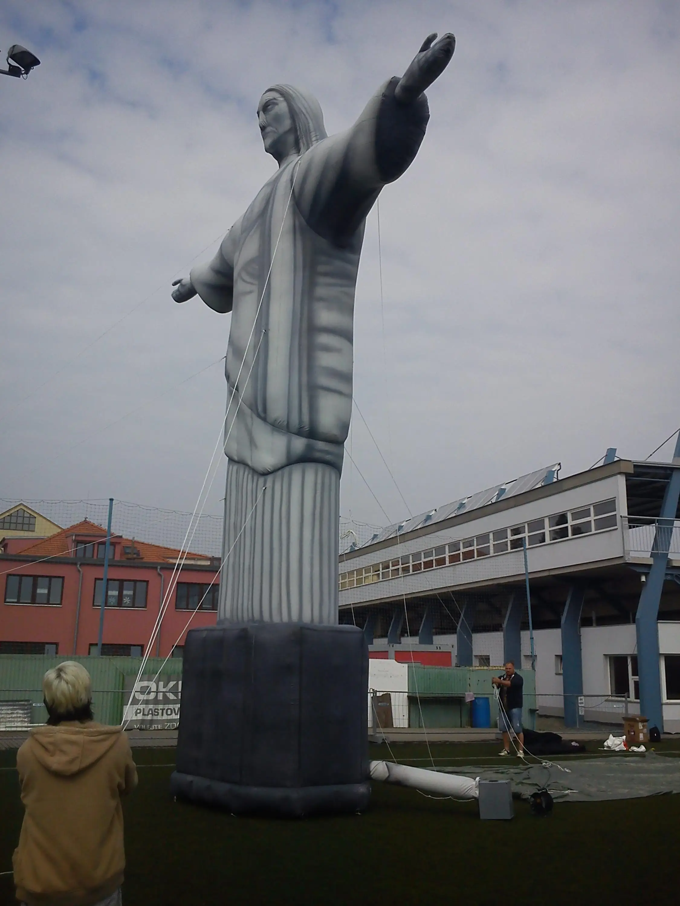 Inflatable Jesus Cross Balloon/ Giant Inflatable Jesus Statue Replica