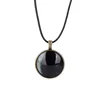 New handmade time glowing moon necklace fashion personality glass ball star eclipse pendant