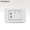 SANSHE wall switch and socket electric plugs sockets 16 amp electric switched socket