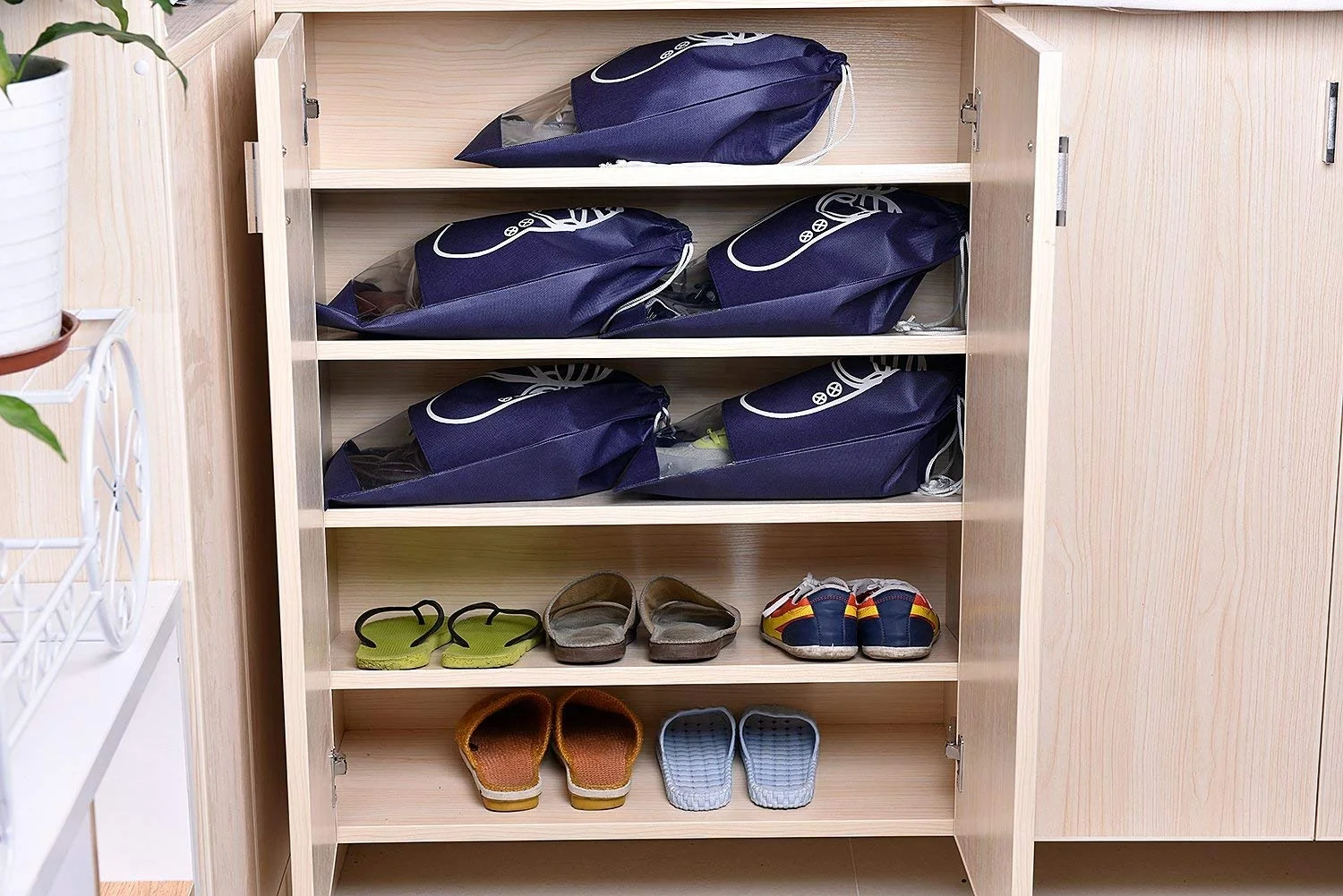 Portable Travel Shoe Bags Dustproof Shoe Organizer For Men And Women Waterresistant Space