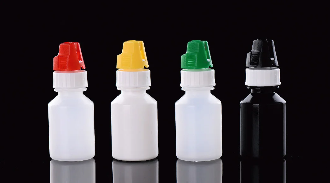 15ml Empty Plastic Squeeze Drip Bottle With Tip And Tamperproof Cap