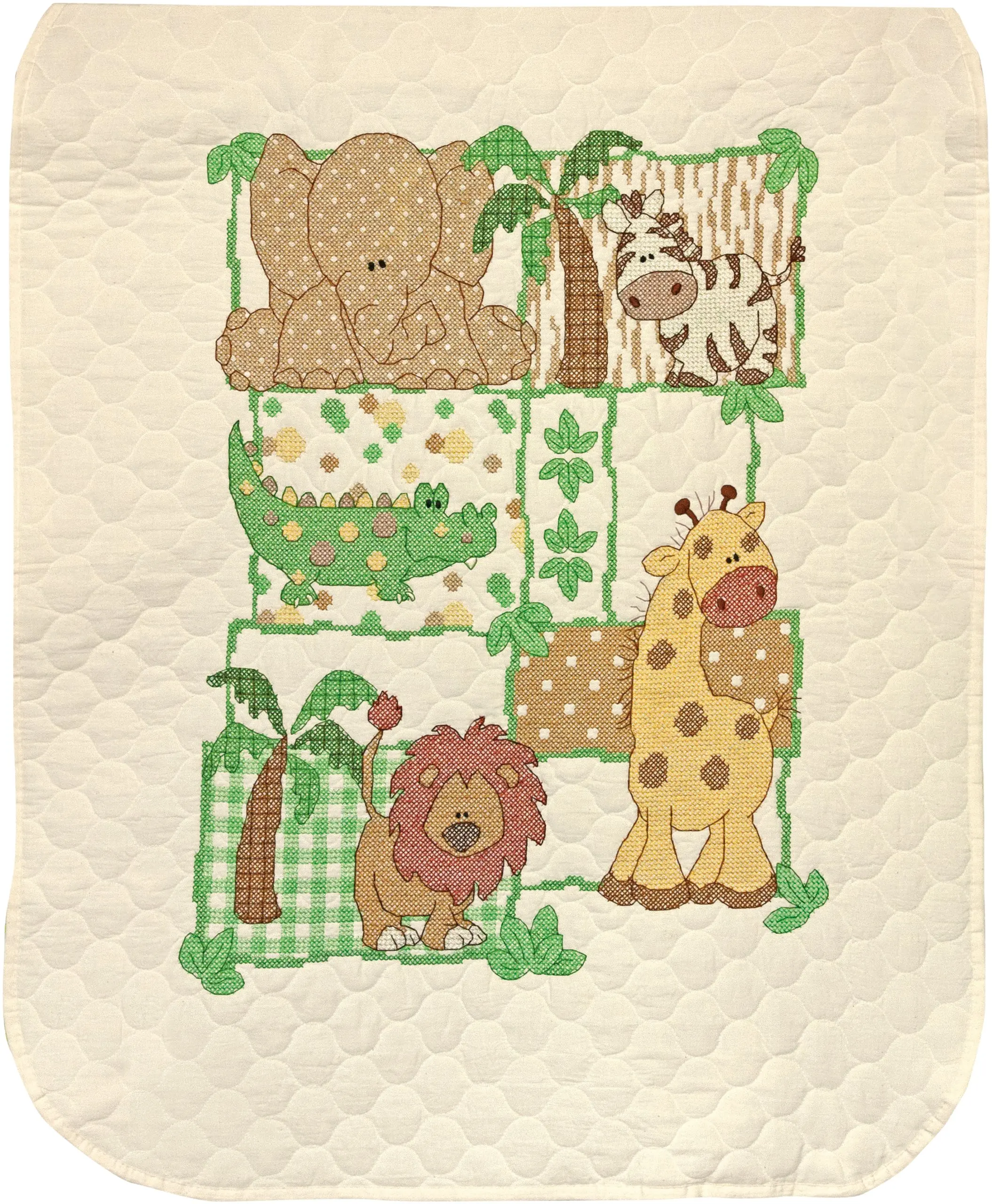 Dimensions 70-73881 Kimba Bibs Stamped Cross Stitch