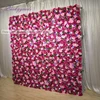 LFB1081 Artificial rose floral wall manufacturer colorful Wedding Decor flower stage background wholesale