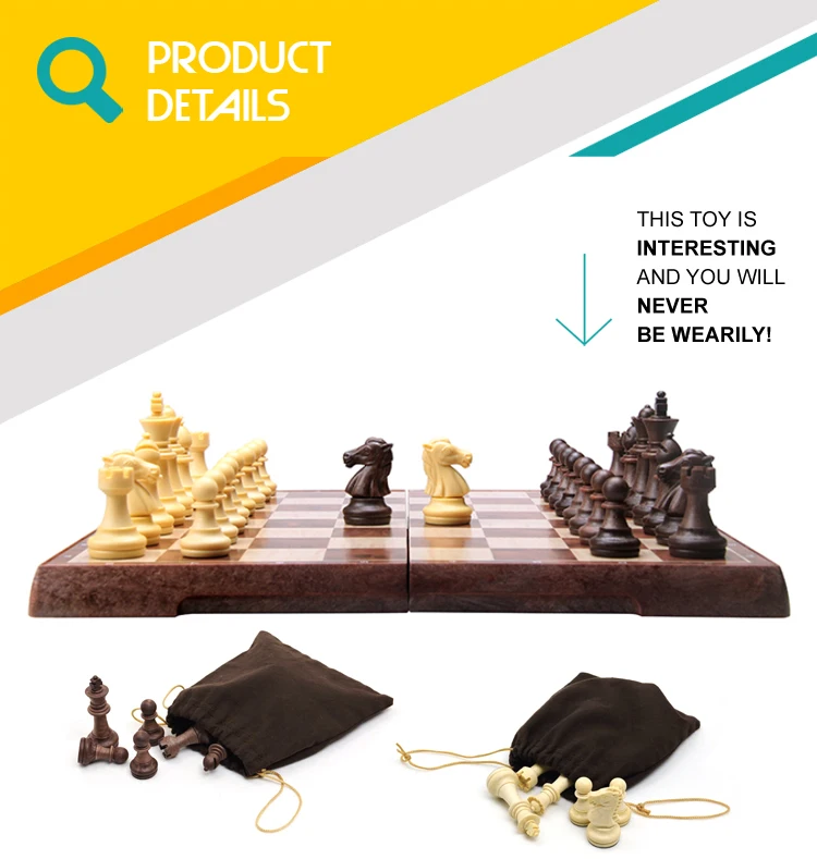 High Quality International Folding Wooden Set Chess Board Game Buy