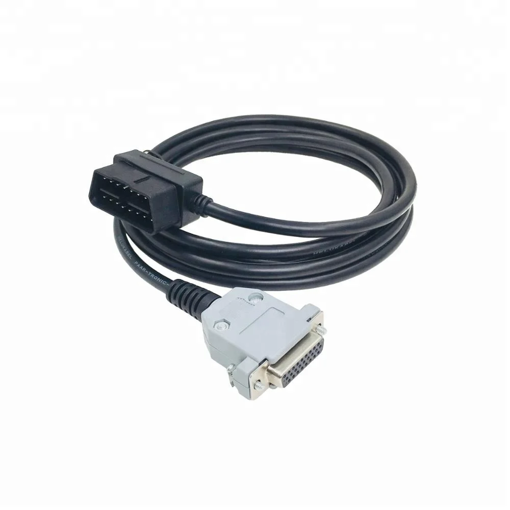 16p Obdii Male To Db9,Db15,Db25 Cable Adapter Buy Obd2 Female To Db9