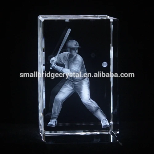 product 3d laser golfer crystal souvenir gift-23