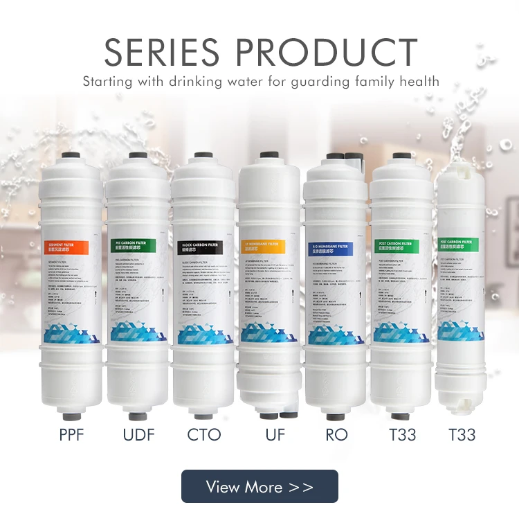 8 Inch Inline Small T33 Post Carbon Water Filter Cartridge Buy T33