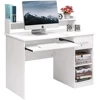 Modern Vintage White Melamine Material Children's Bedroom Study Desk Big Storage