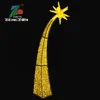 star arch shape gold 3D christmas motif lights