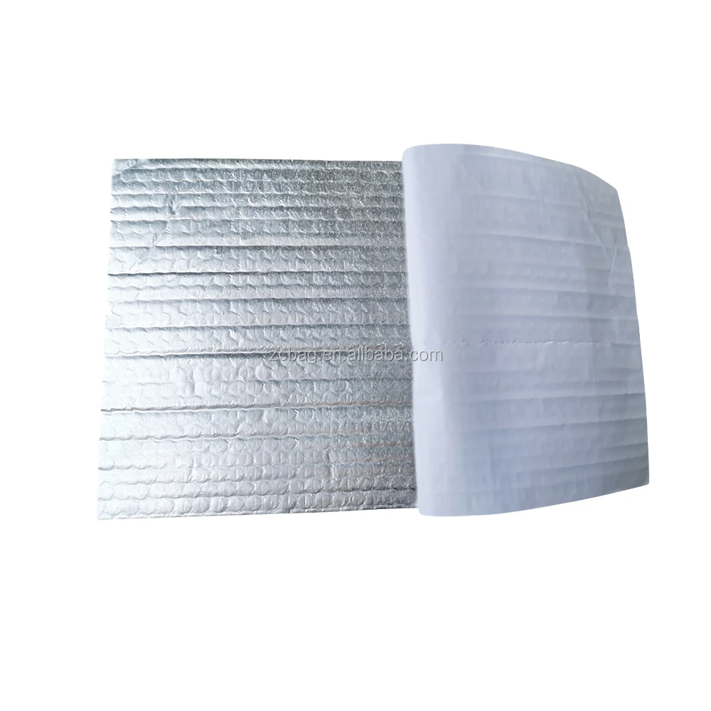 Reflective Bubble Insulation Aluminum Foil Bubble Adhesive Backed Self