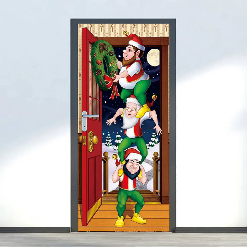 &Eacute;cologique Homeware 3D Sticker Mural Autocollant de Porte