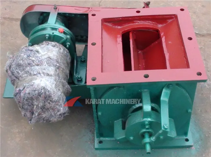 Industrial rotary discharge valve feeder for cement