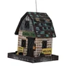 STORE printing Hanging Colourful Birdhouse Garden Country Cottages Bird feeder ,wooden craft for gift