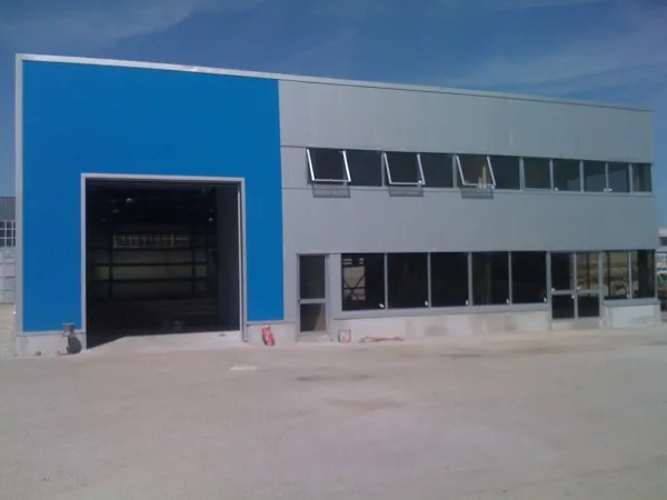 construction design steel structure warehouse for production