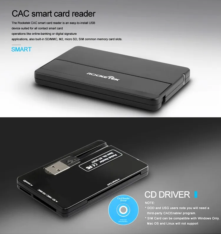 Multifunctional Smart Chip atm card reader with CE FCC - ANKUX.COM