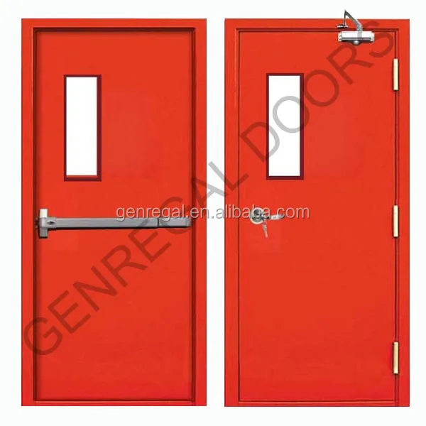 120mins Fire Rating Emergency Exit Metal Doors Buy Emergency