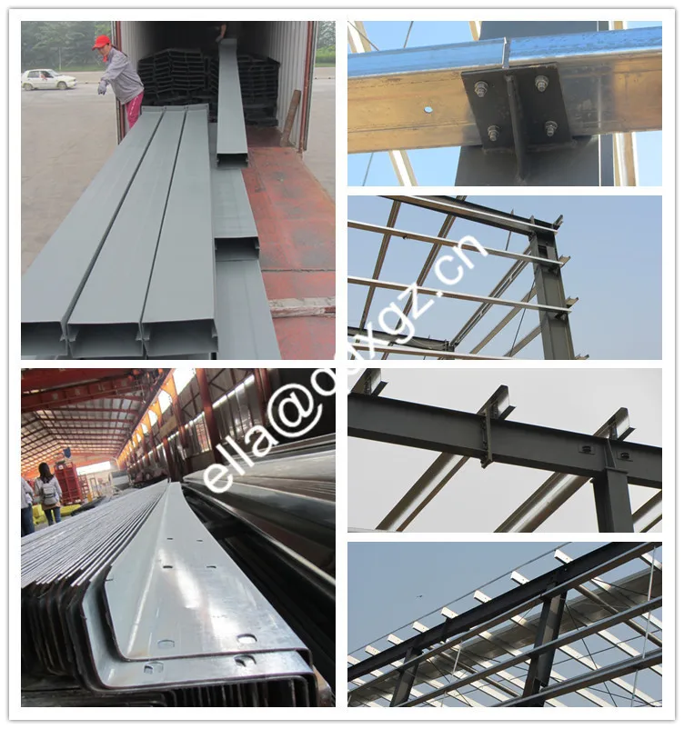 Prefabricated light steel structure warehouse insulation