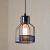 Vintage black painted creative fashing chandelier Industrial Light E26/E27 socket
