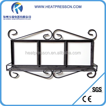 Wrought Iron Picture Frame With Sublimation Tile For Decoration Wrought Iron Picture Frame With Sublimation Tile For Decoration