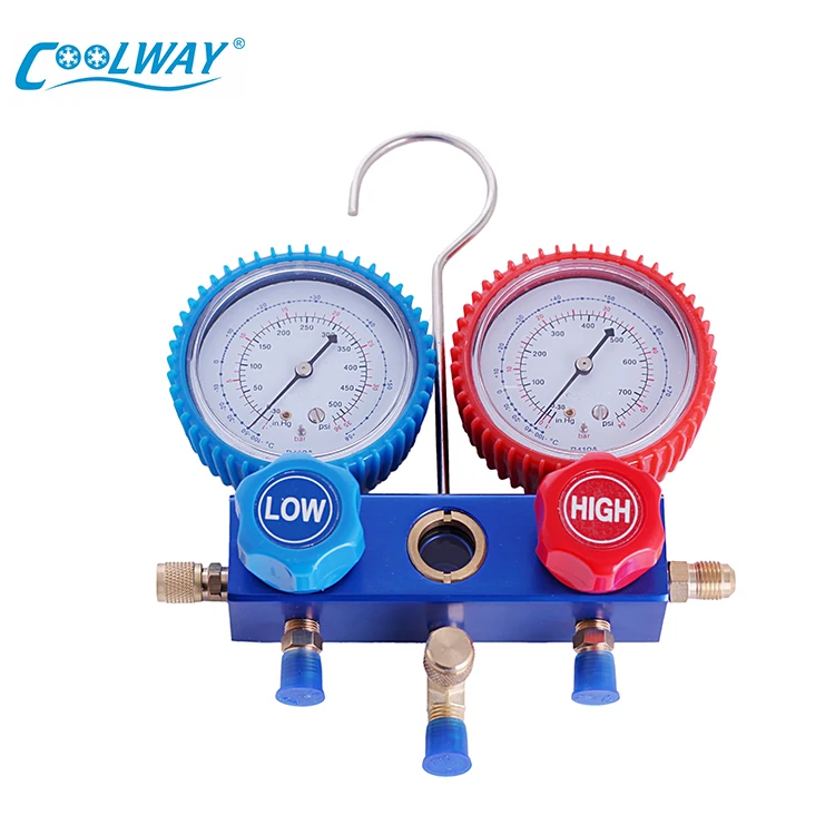 New Design Cheap Price Manifold Gauge Digital Manifold Refrigeration Parts Single Pressure Gauge Manifold Single Gauge