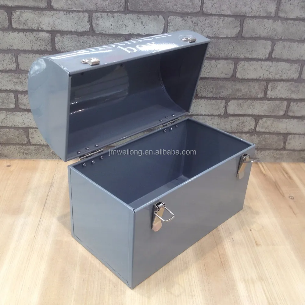 Garden metal tool box household storage box, View household storage box
