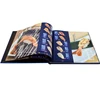 UV high quality hardcover leather bound book printing