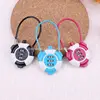 Supply high quality alarm clock shape retractable cable lock for promotion