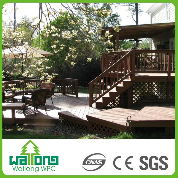 Modern style no splinter highly impact resistant wpc wood floor for boat