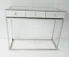 Stainless Steel Base Mirrored Living Room Console Hall Table Furniture