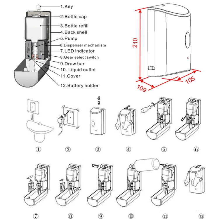 Body Wash Electric Pump Soap Dispenser View Body Wash Electric Pump Soap Dispenser