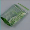 biodegradable one way valve mini custom clear printed stand up zip lock plastic bag