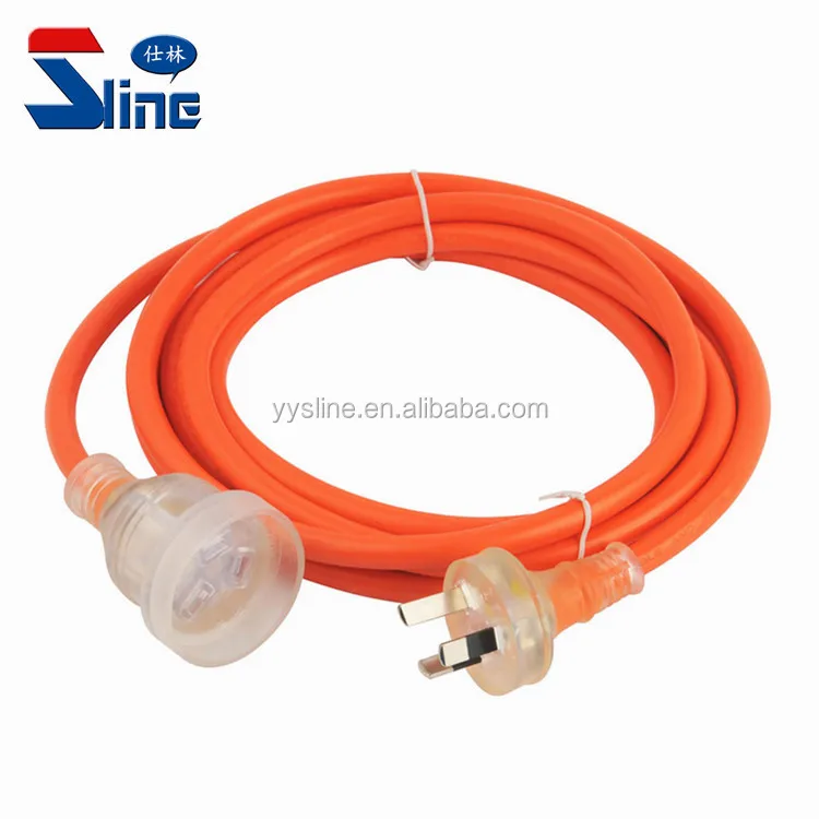 10a 240v Ordinary Duty Australia Extension Cord With Australian Saa Certification Buy 10a