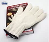 Yulan CR20A Slip-resistant Design and Cotton Material Hand embroidered cotton safety gloves