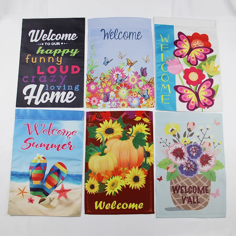 Wholesale Flaghouse Personalized Sublimation Garden Flag Blank With