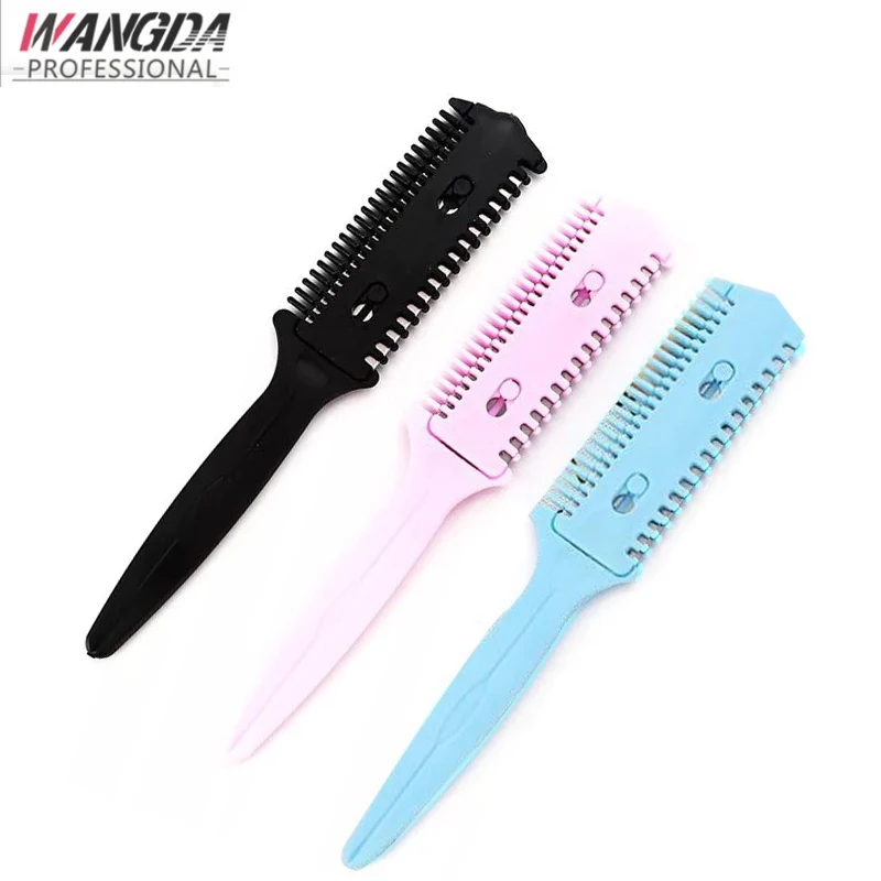 Safe And Convenient Hair Comb Stainless Steel Blade Double Side