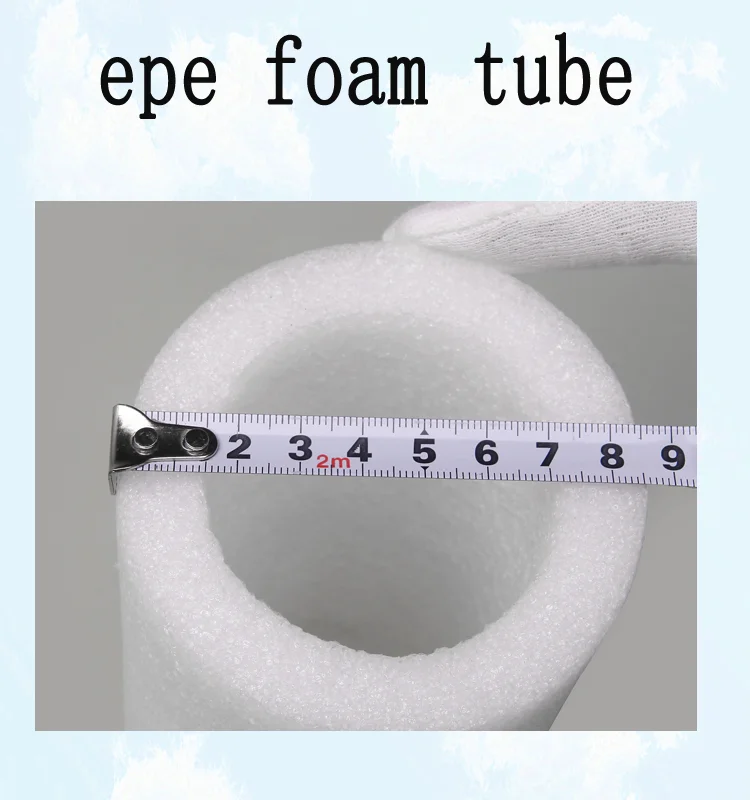 Customizable Hollow Tube Solid White Epe Foam Tube Buy Foam Tube,Epe
