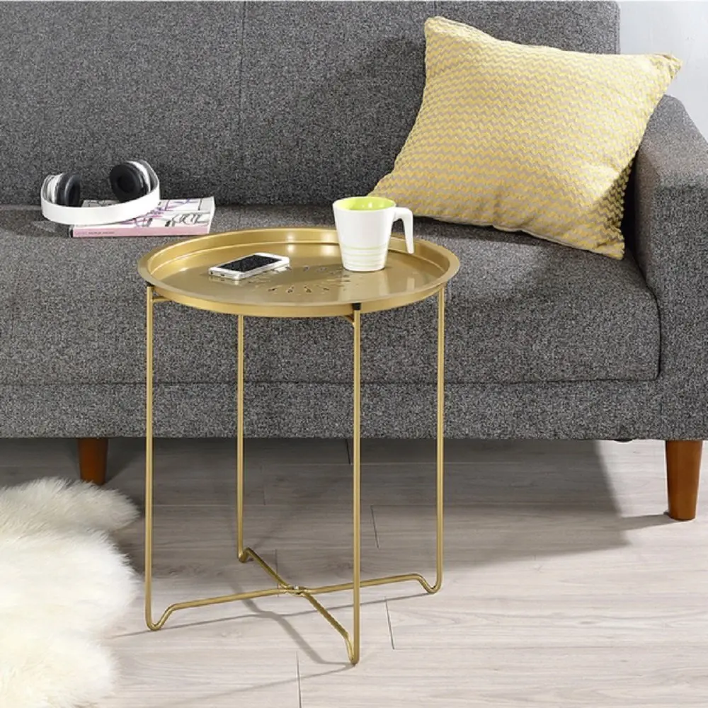 Metal Tv Tray Tables Find Deals On Line Get Quotations End Tables For Living Room Folding Home Furniture Snack Accent Table Tv Tray Sofa