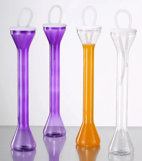 Wholesale Slush Yard Plastic Cups With Straw Buy Plastic Yard Cups