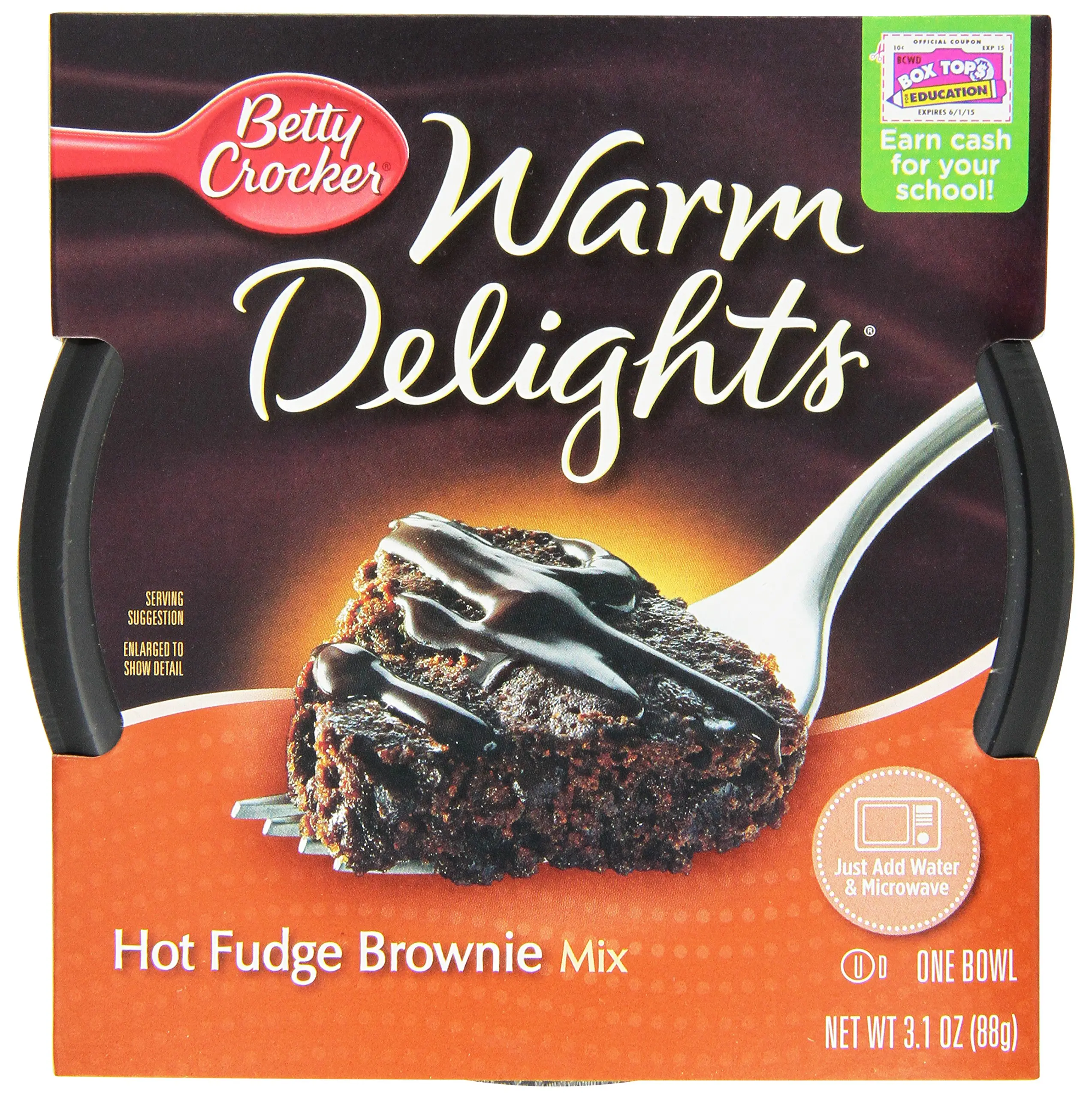 Buy Betty Crocker Warm Delights, Hot Fudge Brownie, 3.1Ounce Bowls