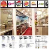 Tailor-Made Specialty Restaurant Design Burger King Restaurant Kitchen Fast Food Restaurant Equipment List and Supplies