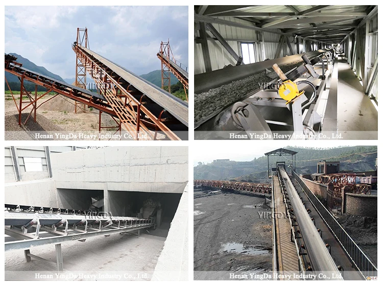 Flat belt conveyor machine