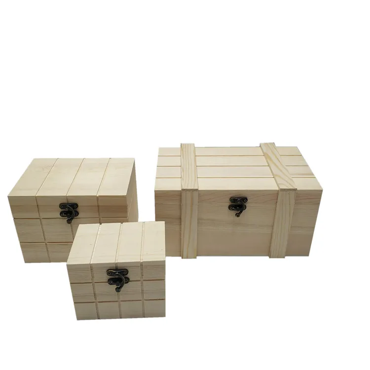 Unfinished Wooden Box With Lock Pine Jeweller Box Buy Large Wooden Storage Box,Custom Wooden